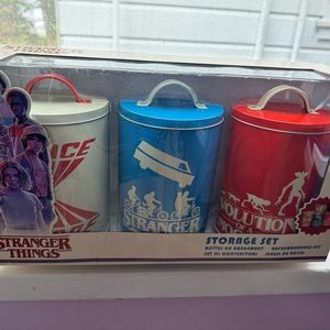 Stranger Things canister storage set